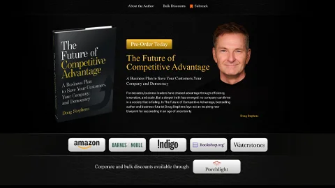 The Future of Competitive Advantage - Doug Stephens Book website design